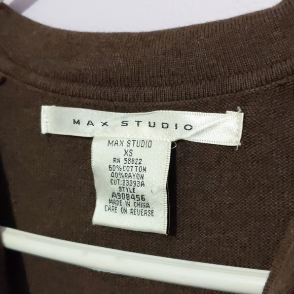 VTG Max Studio brown sweater dress - Picture 2 of 3